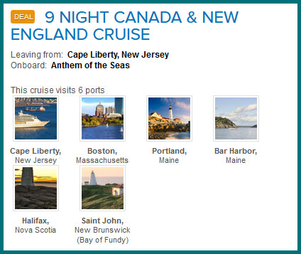 New england cruise deals 2018